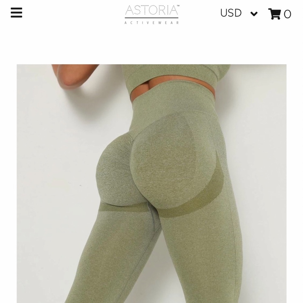 Seamless Olive Green Leggings